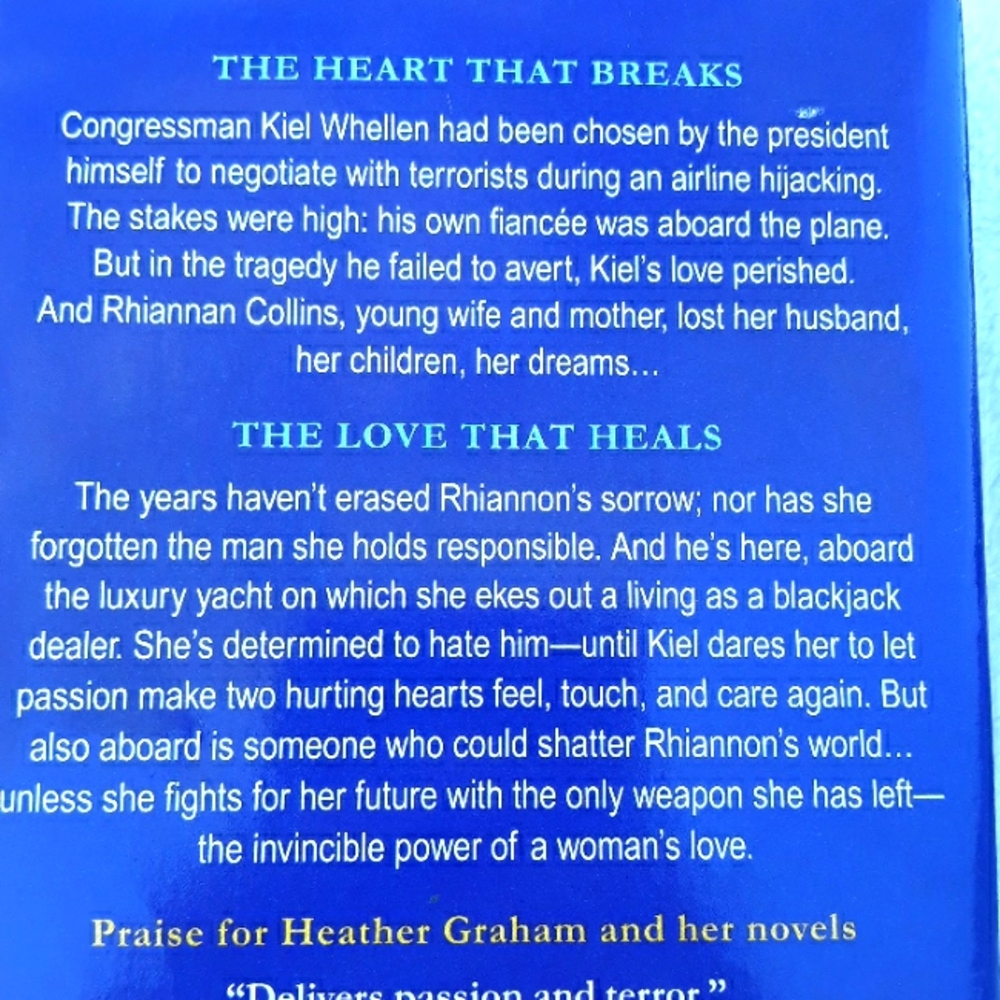 2 Heather Graham paperback books, Queen of Hearts and Night Moves 1985 - Picture 2 of 7